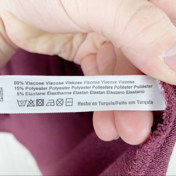Anthropologie | Saturday Sunday | Maroon Fleece Cardigan Size Small - Picture 6 of 6